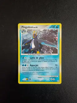 Carte Pokemon Pingoleon Holo 4/130 Diamant Et Perle FR Exc - Image 1