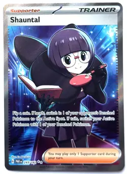 Shauntal 243/182 - Pokemon TCG - Paradox Rift Ultra Rare Holo - Image 1