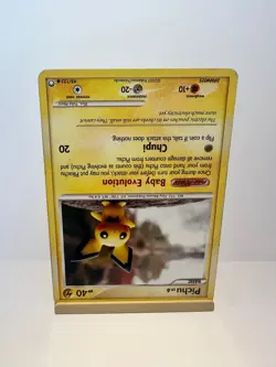 Pichu 93/123 Common Mysterious Treasures Pokemon Moderately Played - Image 2