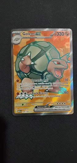 Pokemon TCG Golem ex 189/165 Scarlet & Violet 151 Ultra Rare Full Art English NM - Image 1