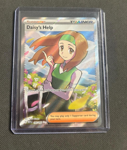 2023 Pokemon DAISY'S HELP #195/165 SV 151 Full Art Holo English NM - Image 1