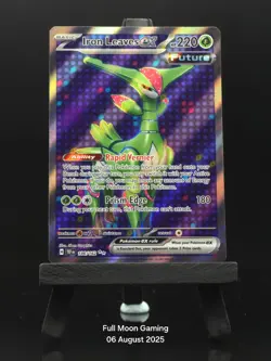 Iron Leaves ex 186/162 Secret Rare Temporal Forces Pokemon Card NM/Mint - Image 1