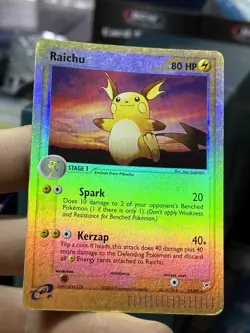 Raichu 13/95 EX Team Magma Team Aqua 2004 Reverse Rare Holo e-Series Pokemon TCG - Image 3