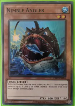 YuGiOh Nimble Angler Super Rare OP22-EN004 - Image 1