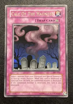 Yu-Gi-Oh! TCG Call of the Haunted PSV-012 Ultra Rare MP Condition - Image 1