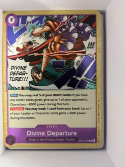 OP13-076 Divine Departure English R One Piece TCG Card Game - Image 1