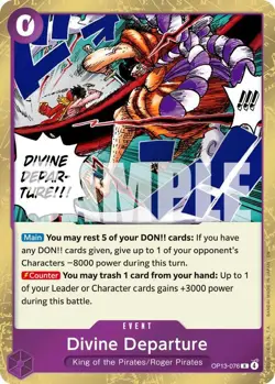 OP13-076 Divine Departure English R One Piece TCG Card Game - Image 2
