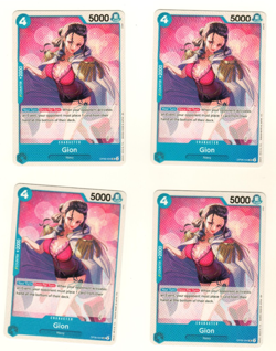 Set Of 4 Gion OP06-044 Uncommon Premium Booster The Best Vol 2 Reprint - Image 3