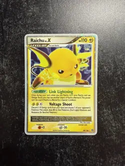 Raichu LV.X Ultra Rare Stormfront 99/100 Holo Pokemon Card TCG LP - Image 1