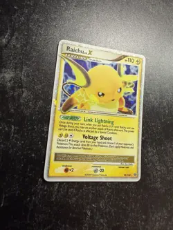 Raichu LV.X Ultra Rare Stormfront 99/100 Holo Pokemon Card TCG LP - Image 2