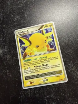 Raichu LV.X Ultra Rare Stormfront 99/100 Holo Pokemon Card TCG LP - Image 3