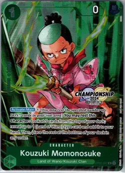 Kouzuki Momonosuke (CS 2024 Celebration) OP01-041 English - One Piece Card - NM - Image 1