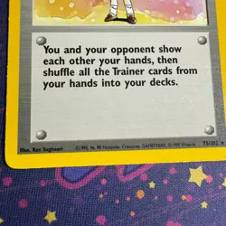 SHADOWLESS Lass 75/102 Rare Base Set Unlimited Pokemon Card LP - Image 3