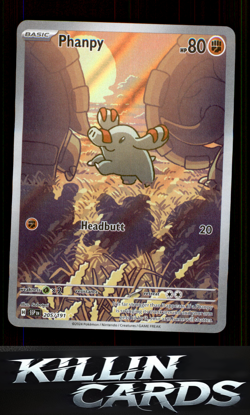 Phanpy - 205/191 205/191 Pokemon Illustration Rare SV08: Surging Sparks Card NM - Image 1