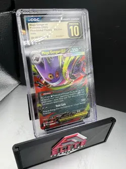 🔥🔥Mega Gengar EX 056/094 Phantasmal Flames Pokemon Card CGC 10 Pristine Holo - Image 3