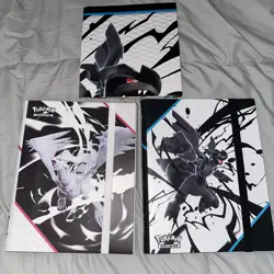 Pokemon BOTH BLACK BOLT & WHITE FLARE BINDERS ONLY BRAND NEW + promo cards - Image 2