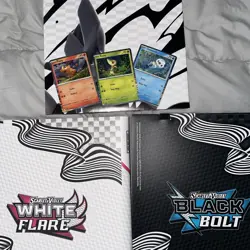 Pokemon BOTH BLACK BOLT & WHITE FLARE BINDERS ONLY BRAND NEW + promo cards - Image 4