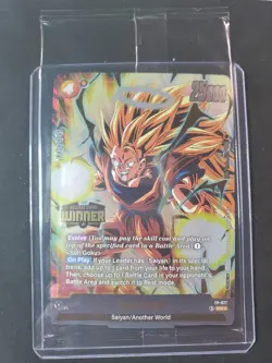 Son Goku Release Event Winner Gold FP-077 - Dragon Ball TCG Winner Card - SEALED - Image 1