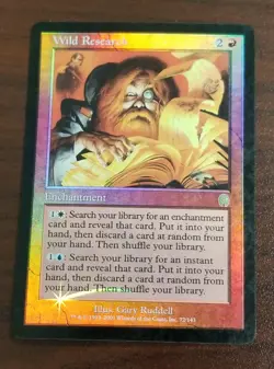 MTG Wild Research Apocalypse 72/143 Foil Rare HP - Image 1