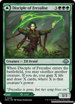 Disciple of Freyalise [MH3 - 250] - MP [Foil] TCG MTG - Image 1