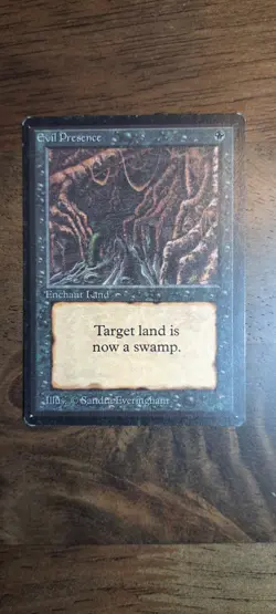 MTG Evil Presence Beta - Image 1