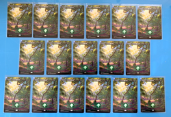 Unfinity Borderless Full Art Nonfoil FOREST x17 mtg lp or better I Combine Ship - Image 1