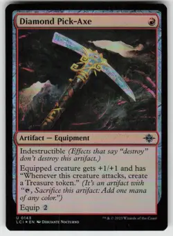 MTG - 01 Diamond Pick-Axe 143 U The Lost Caverns of Ixalan - Image 1