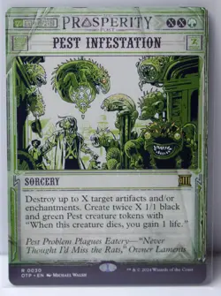 Pest Infestation [New, Near Mint] Showcase {Thunder Junction: Breaking News} - Image 1