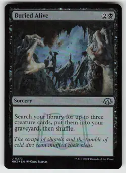 MTG - 01 Buried Alive 273 U Modern Horizons 3 - Image 1