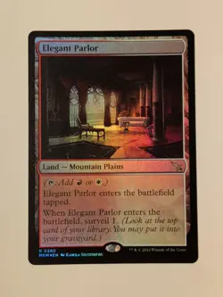 Magic: The Gathering Elegant Parlor Rare Land Foil 260 Murders at Karlov Manor - Image 1
