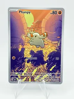 Phanpy NM IR 205/191 Sv08: Surging Sparks Pokemon TCG Holo - Image 1