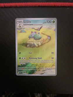 Pokemon TCG Grotle 164/162 Temporal Forces Holo Illustration Rare - Near Mint - Image 1