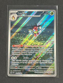 Ledian 144/142 SV07: Stellar Crown Pokemon TCG Illustration Rare NM - Image 1