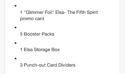 2025 RAVENSBURGER DISNEY LORCANA FABLED ELSA PROMO CARD GIFT PACK BOX PRE-ORDER! - Image 4