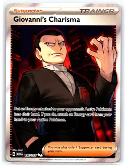 Giovanni's Charisma SR 197/165 SV 3.5 Pokemon Tcg 151 Set English NM - Image 1