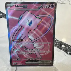 Pokemon Mew ex 193/165 Sv: Scarlet & Violet 151 Ultra Rare Full Art NM - Image 1