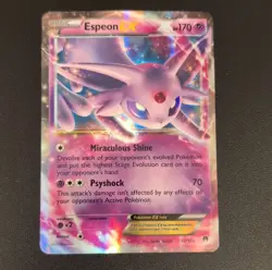 Pokemon Espeon EX Ultra Rare Holo Breakpoint 52/122 170 HP Psychic - Image 1