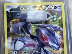 Pokemon TCG Genesect XY119 Black Star Promo Holo Foil Full Art Card LP, NOT NM! - Image 2