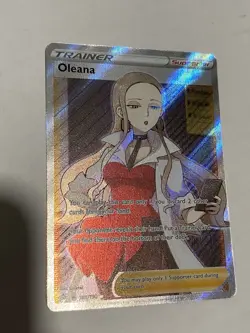 Oleana (Full Art) 191/192 Ultra Rare Holo NM Pokemon SWSH02: Rebel Clash - Image 1
