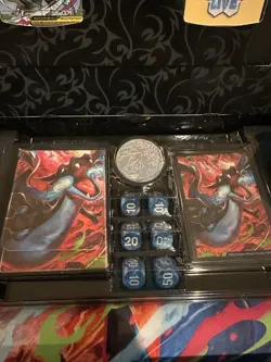 Pokemon TCG Mega Charizard X UPC Box + Promos + Accessories (No Packs) - Image 4