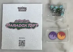 Pokemon Paradox Rift - Player’s Guide, Sleeves, Dividers, Dice and markers (New) - Image 5