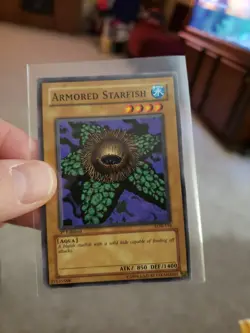 YUGIOH! Armored Starfish-1st Edition-LOB-116 Near Mint Never Played With - Image 1