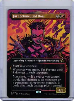 Far Fortune End Boss Borderless Card # 363 Rare Aetherdrift MTG - Image 1
