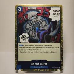 Boeuf Burst Rare OP12-060 Legacy of the Master English Foil - Image 1