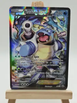 Blastoise EX XY122 Black Star Promo Full Art Holo Rare 2016 Pokemon Card - Image 1