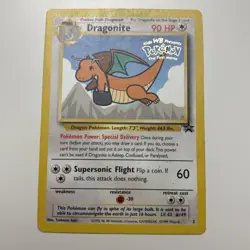 Dragonite #5 Pokemon WOTC Wizards Black Star Promo Kids WB First Movie Card MP - Image 1