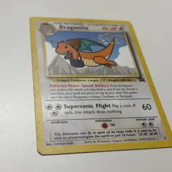 Dragonite #5 Pokemon WOTC Wizards Black Star Promo Kids WB First Movie Card MP - Image 2
