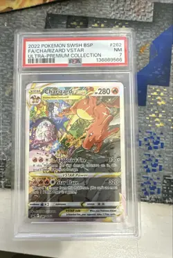 Charizard VSTAR SWSH262 SWSH: Sword & Shield Promo Cards Holo PSA 7 - Image 1