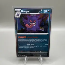 2026 Pokemon 9 Card Lot Gengar Holo Rocket Crobat ex Telepathic Energy ME03 M2a - Image 2