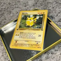 ‘99 1st Edition Pikachu 60/64 LP 🔥 | WOTC Vintage BEAUTY | Pokemon TCG Card - Image 2